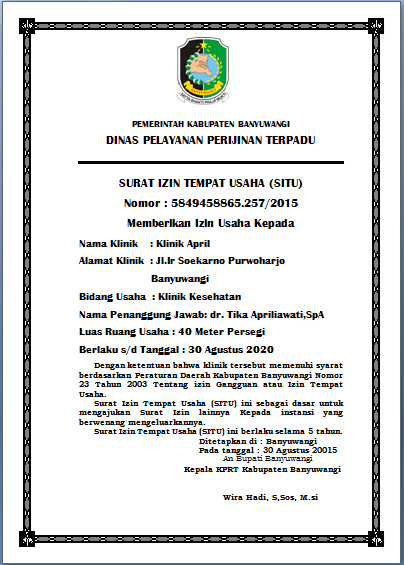 Detail Cara Membuat Surat Izin Tempat Usaha Nomer 14