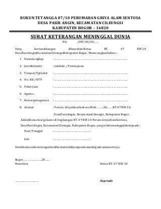 Detail Cara Membuat Surat Kematian Palsu Nomer 9