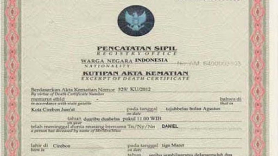 Detail Cara Membuat Surat Kematian Palsu Nomer 13