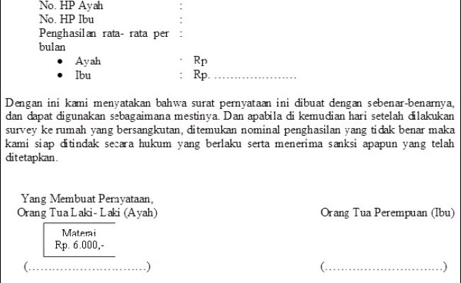 Detail Cara Membuat Surat Keterangan Penghasilan Wiraswasta Nomer 40