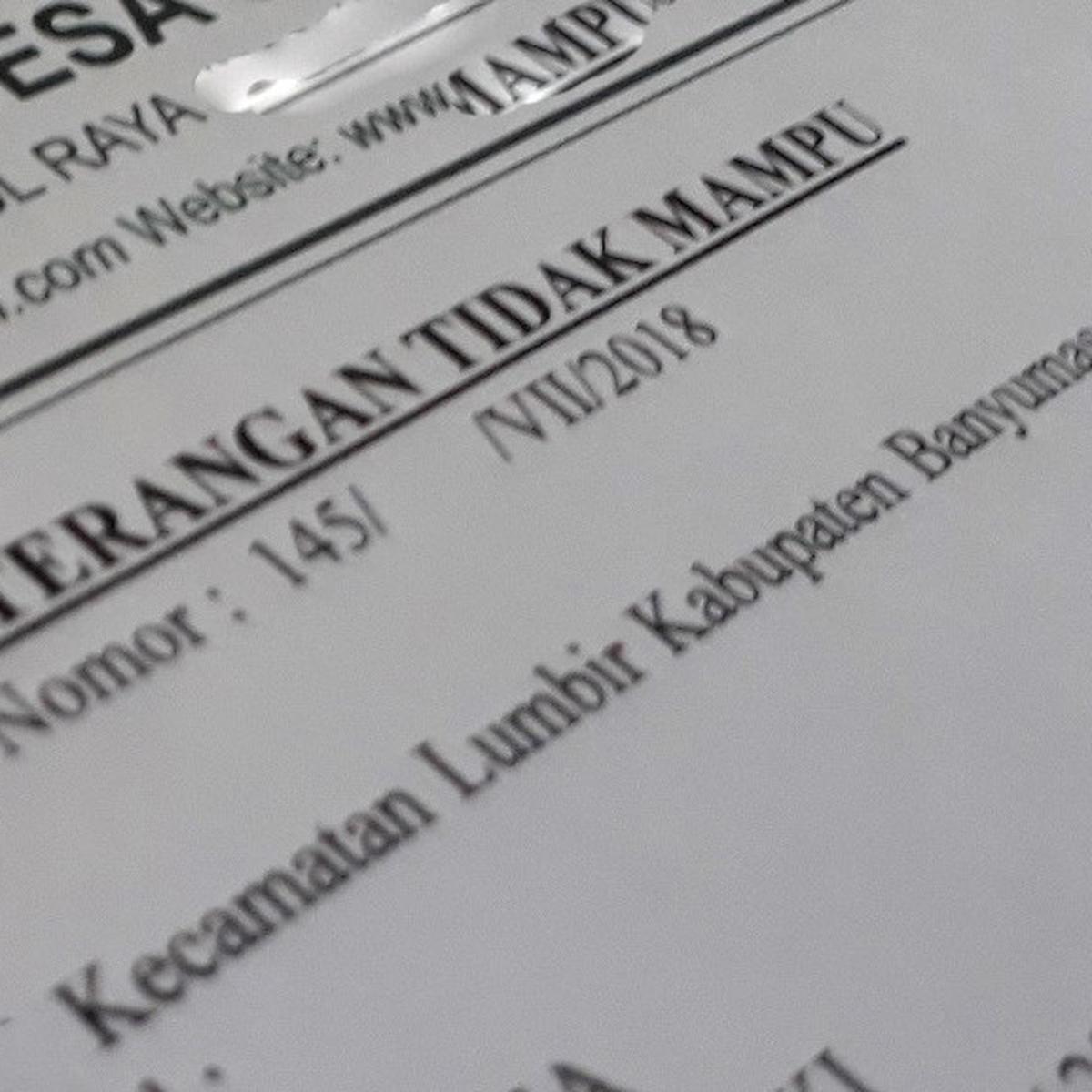 Detail Cara Membuat Surat Keterangan Tidak Mampu Nomer 24