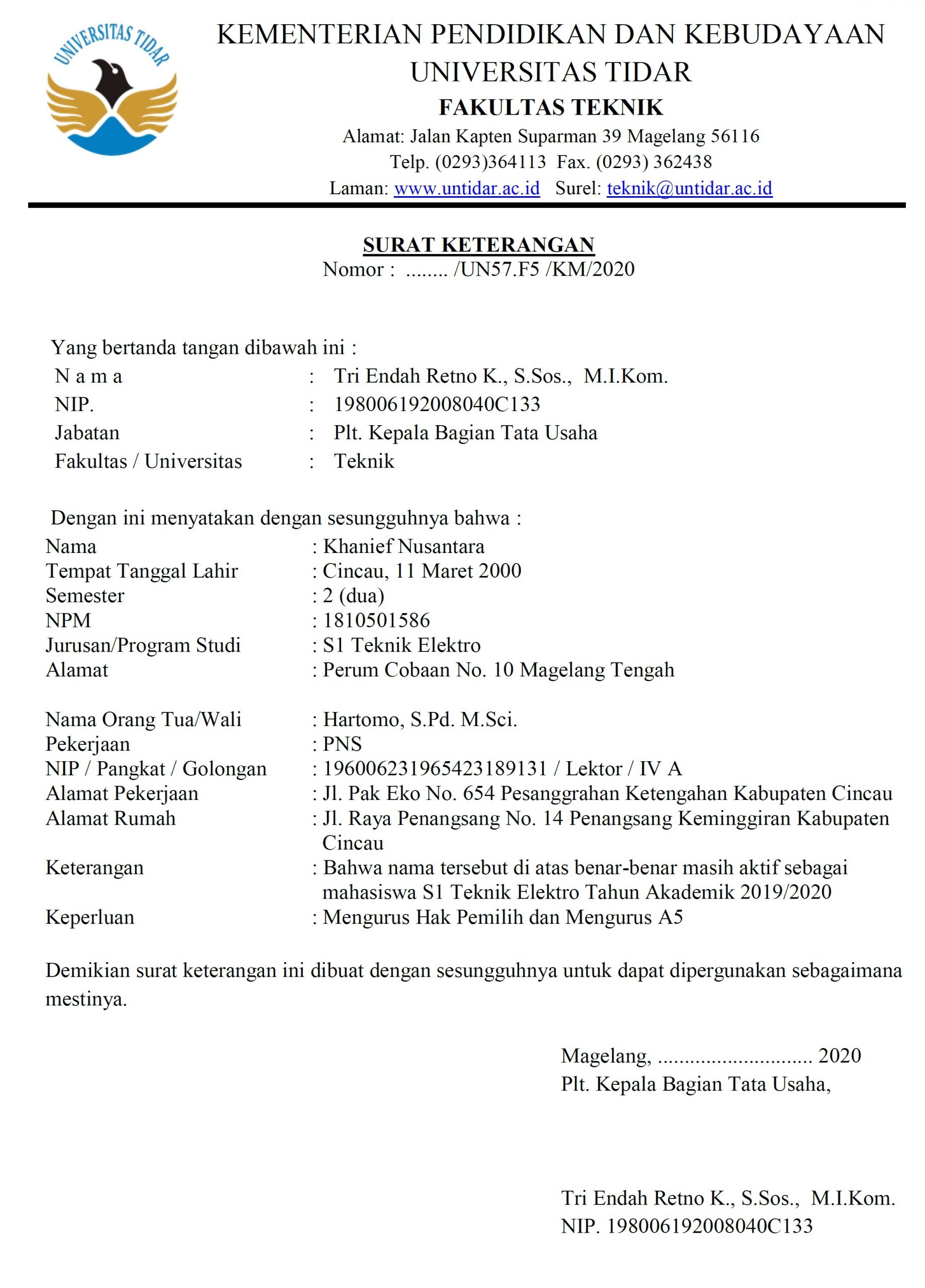 Detail Cara Membuat Surat Keterangan Usaha 2019 Nomer 46