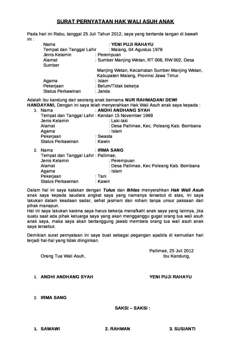 Detail Cara Membuat Surat Kuasa Tanah Nomer 39