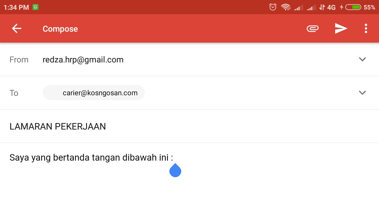 Detail Cara Membuat Surat Lamaran Kerja Email Nomer 40