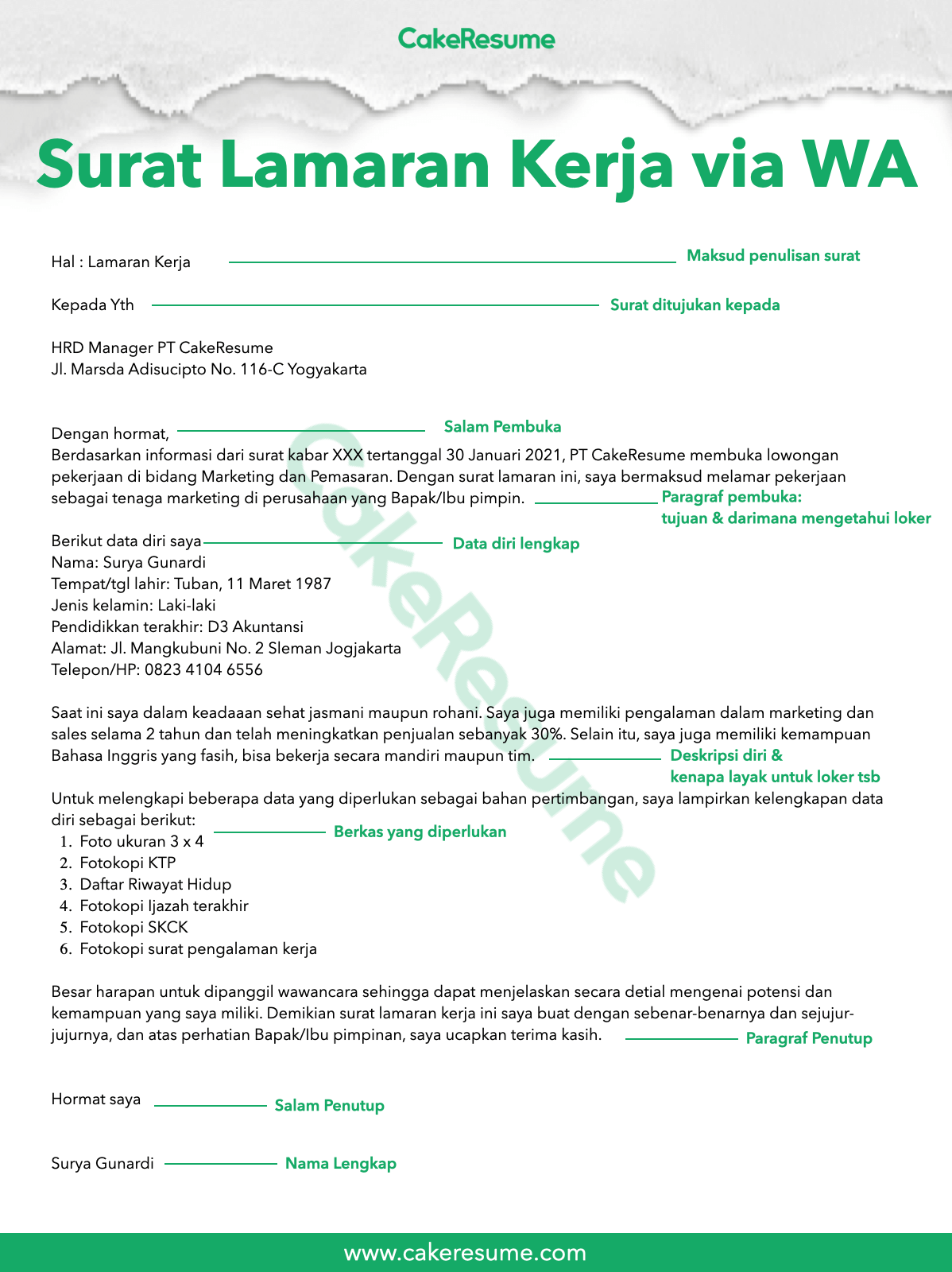 Detail Cara Membuat Surat Lamaran Kerja Lewat Email Nomer 41