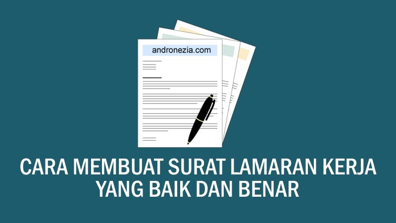 Detail Cara Membuat Surat Lamaran Kerja Yang Benar Dan Tepat Nomer 53