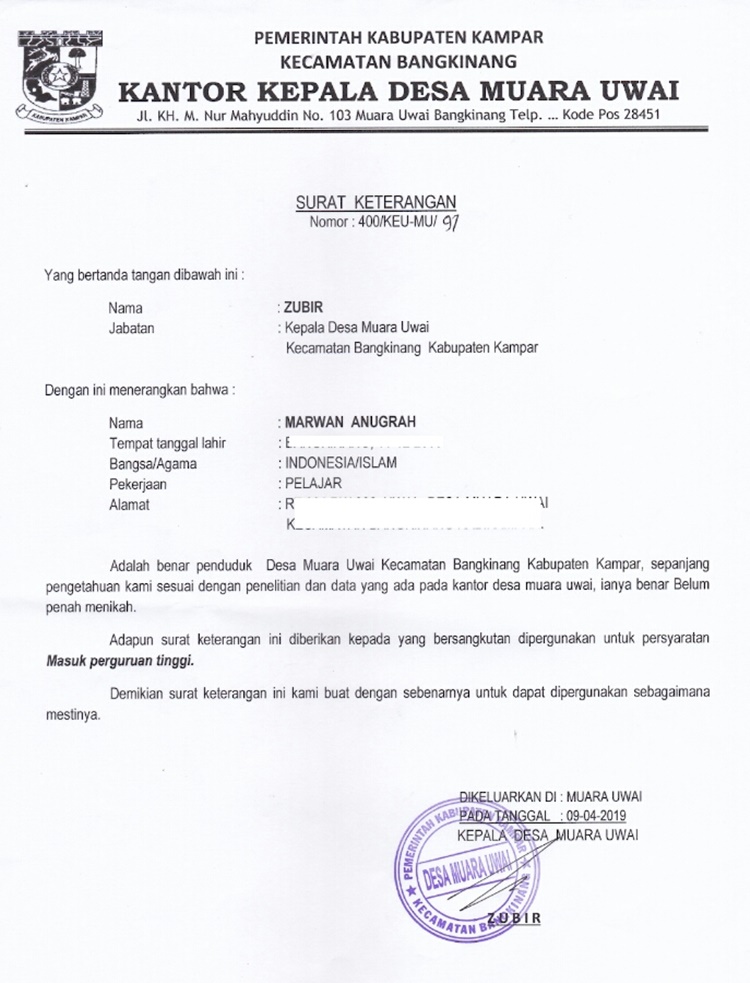 Detail Cara Membuat Surat Na Nomer 14