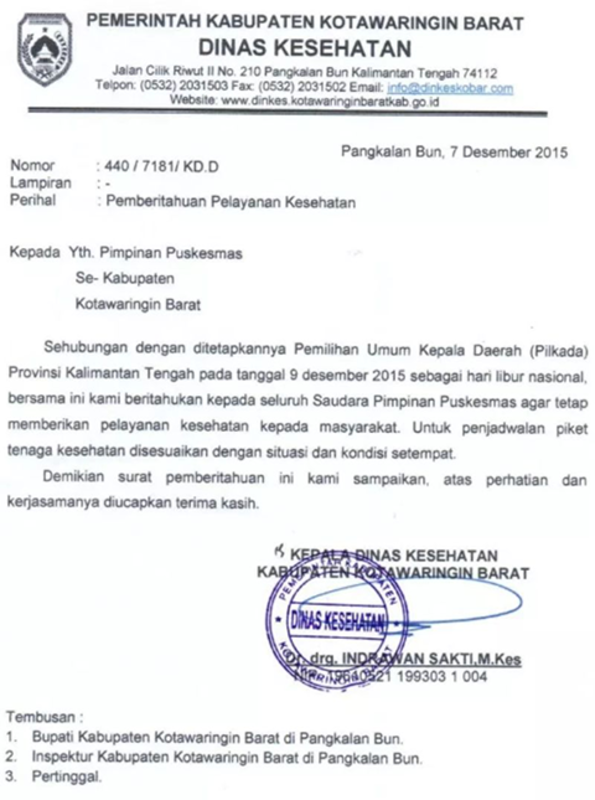 Cara Membuat Surat Pemberitahuan - KibrisPDR