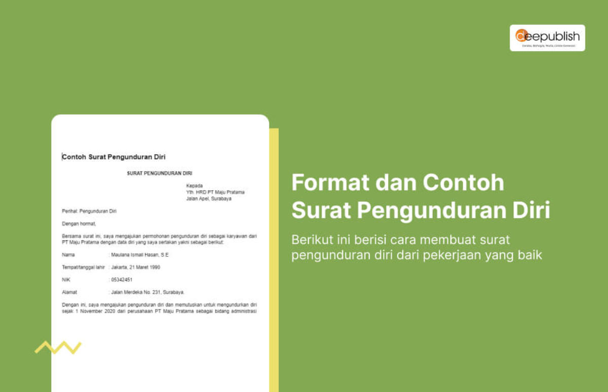 Detail Cara Membuat Surat Pengunduran Diri Dari Perusahaan Nomer 26