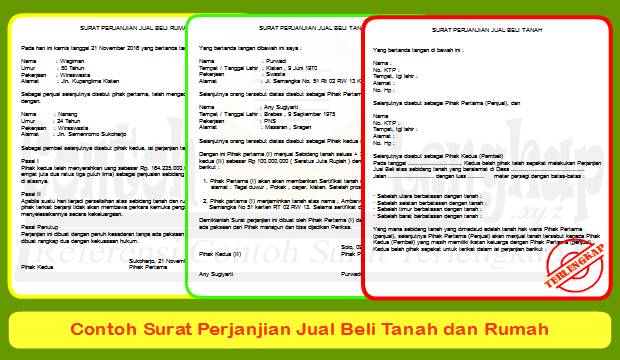 Detail Cara Membuat Surat Perjanjian Jual Beli Tanah Nomer 33