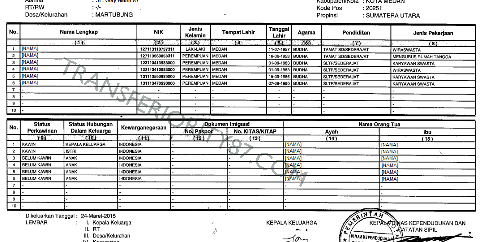 Detail Cara Membuat Surat Pindah Dan Kk Baru 2019 Nomer 36