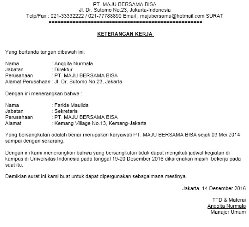 Detail Cara Membuat Surat Rekomendasi Nomer 20