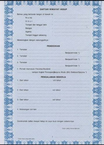 Detail Cara Membuat Surat Riwayat Hidup Nomer 9