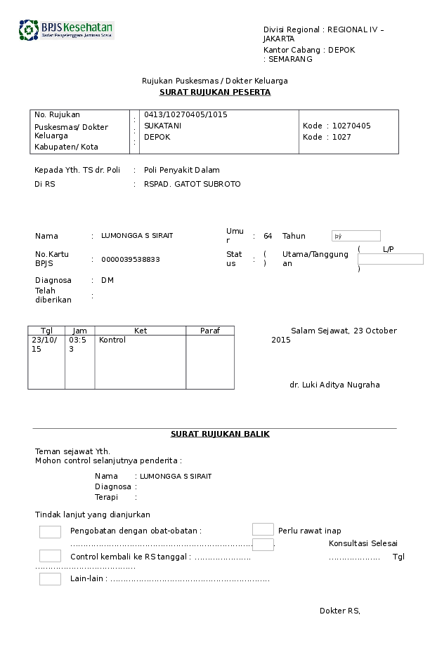 Detail Cara Membuat Surat Rujukan Dari Puskesmas Ke Rumah Sakit Nomer 16