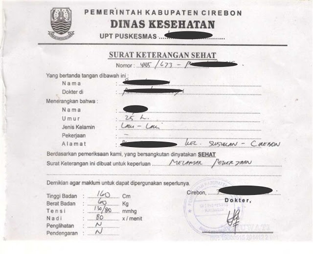 Detail Cara Membuat Surat Sehat Nomer 14