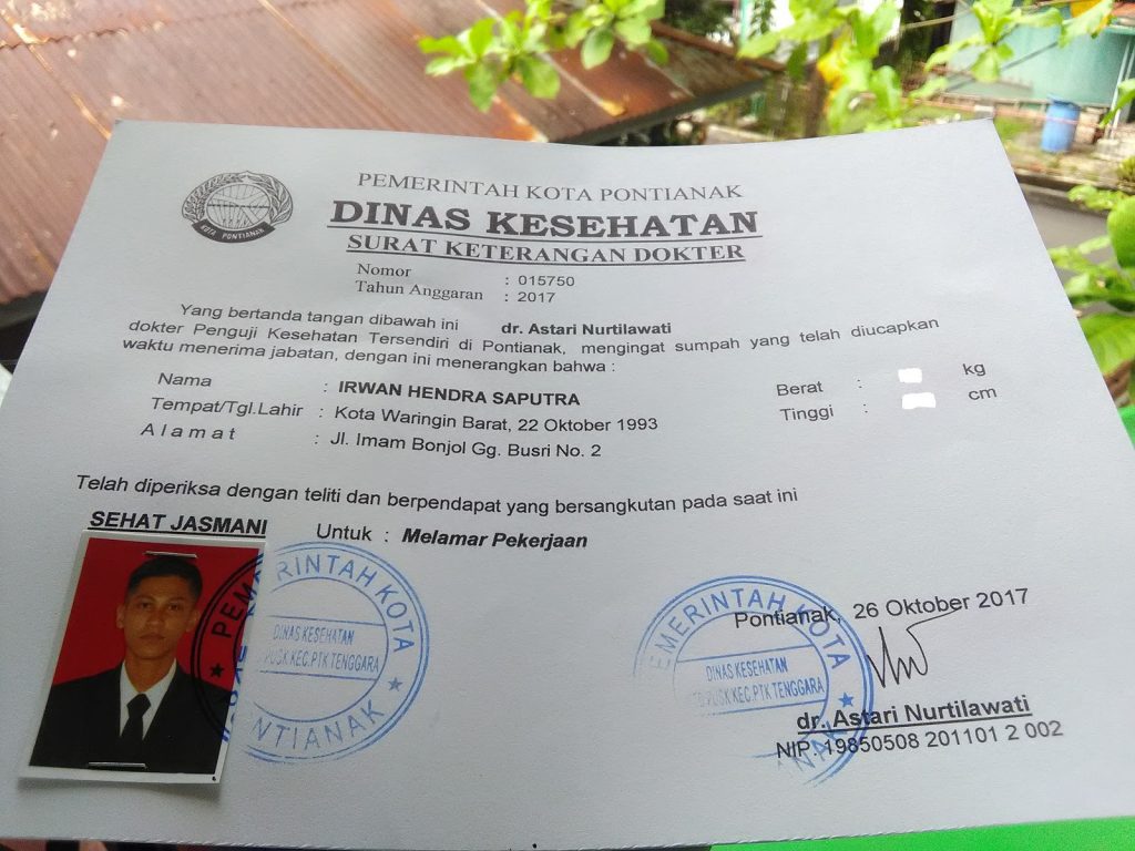 Detail Cara Membuat Surat Sehat Nomer 20