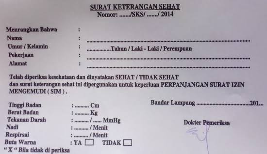 Detail Cara Membuat Surat Sehat Nomer 6