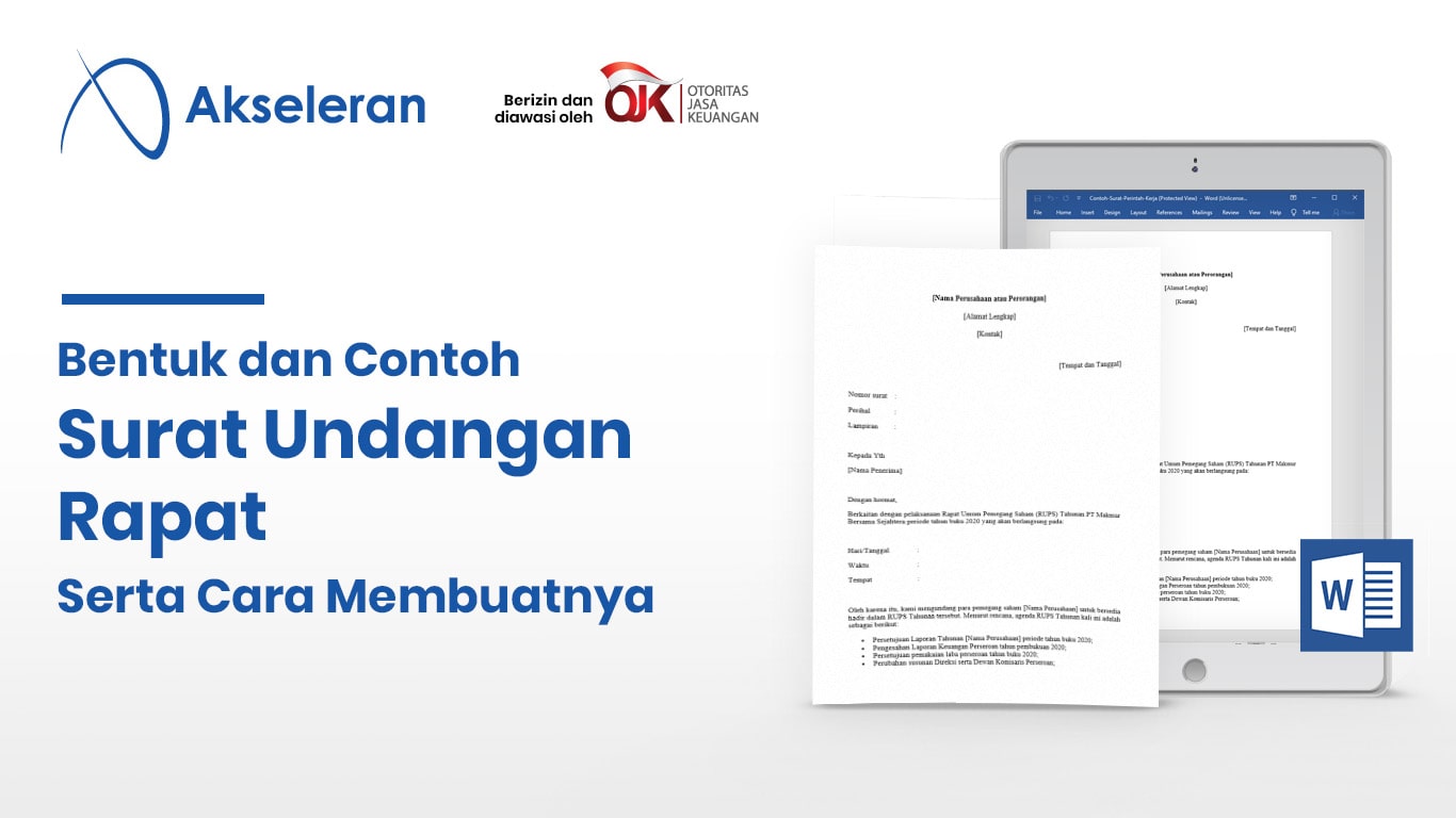 Detail Cara Membuat Surat Undangan Rapat Nomer 24