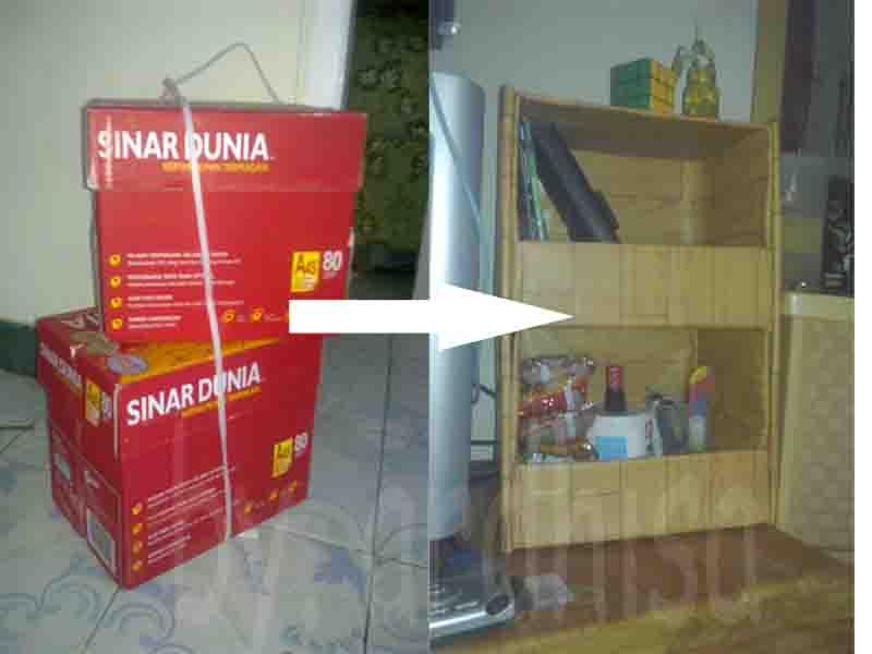 Detail Cara Membuat Tempat Buku Dari Kardus Mie Nomer 38