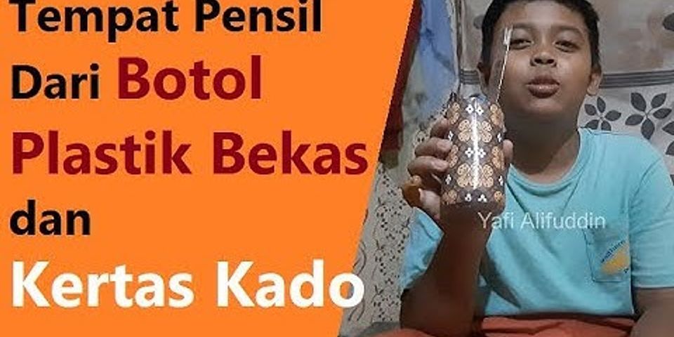 Detail Cara Membuat Tempat Pensil Dari Kertas Kado Nomer 15