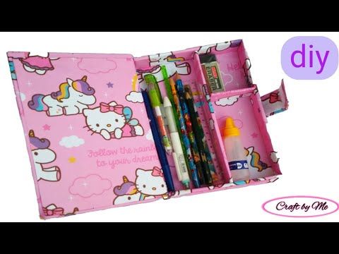 Detail Cara Membuat Tempat Pensil Dari Kertas Kado Nomer 9