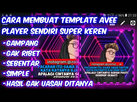 Detail Cara Membuat Template Avee Player Sendiri Nomer 3