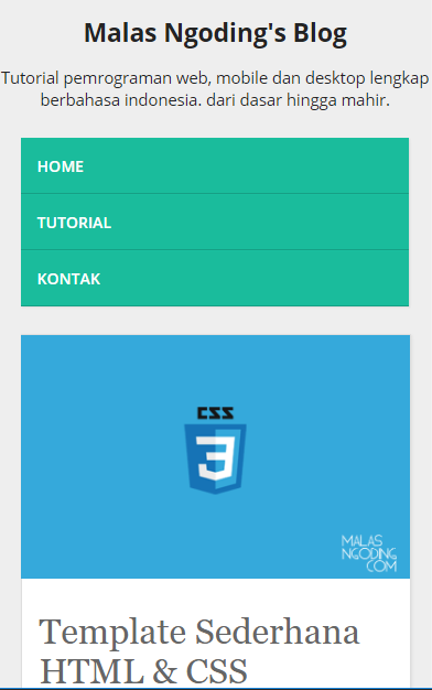 Detail Cara Membuat Template Html Nomer 8