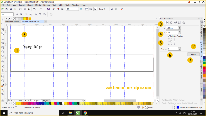 Detail Cara Membuat Template Instagram Di Coreldraw Nomer 10