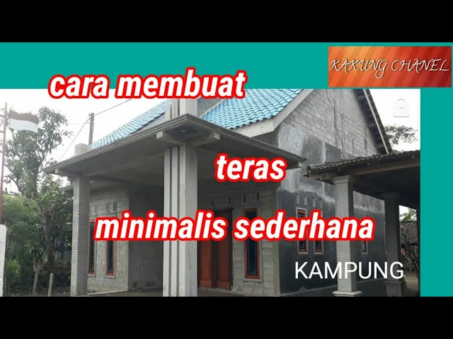 Detail Cara Membuat Teras Rumah Nomer 2