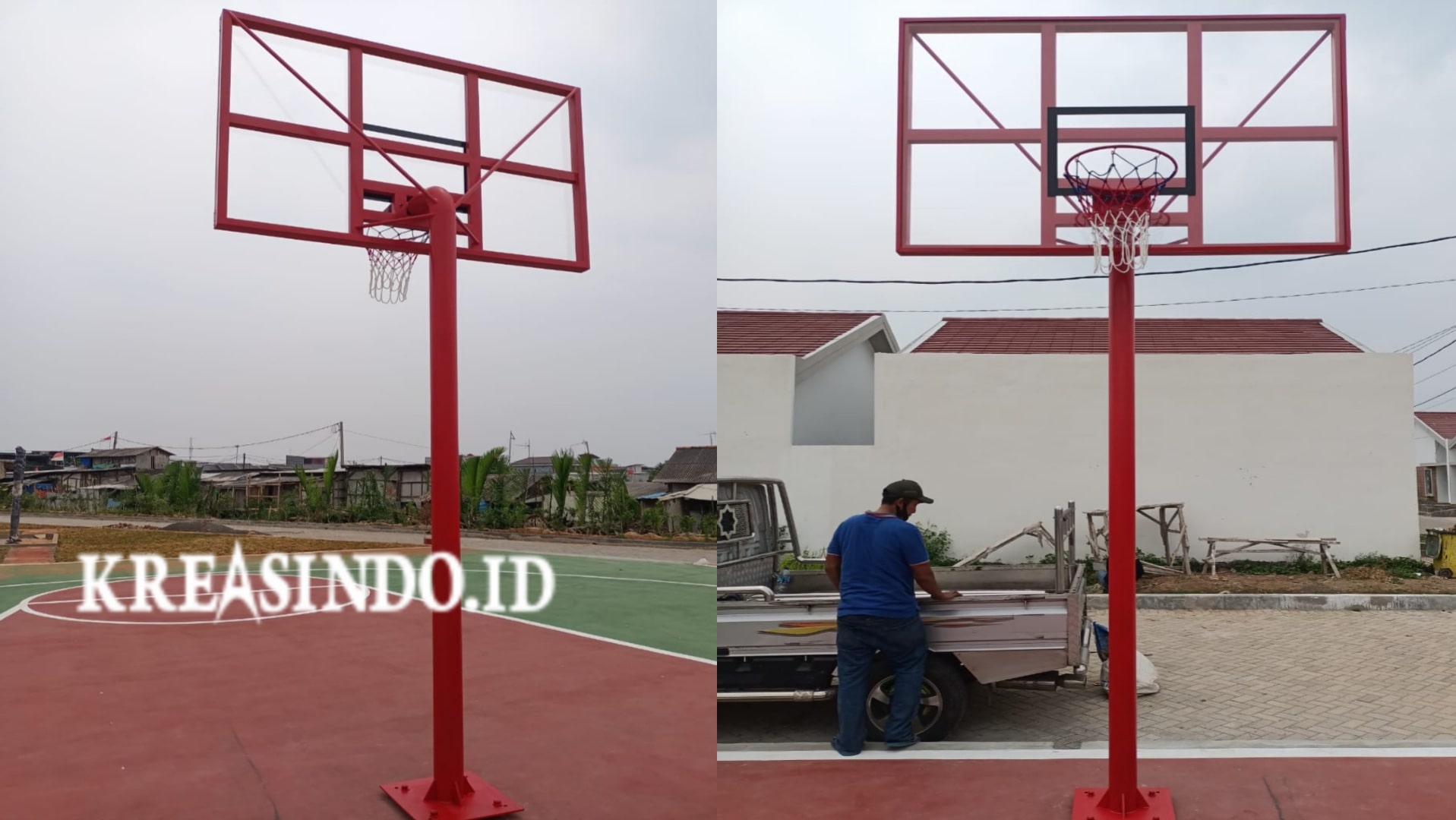 Detail Cara Membuat Tiang Basket Sederhana Nomer 13