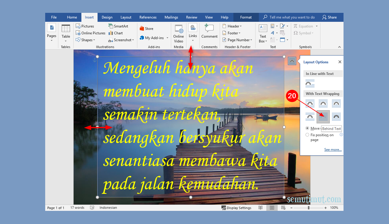 Detail Cara Membuat Tulisan Dengan Background Foto Nomer 5