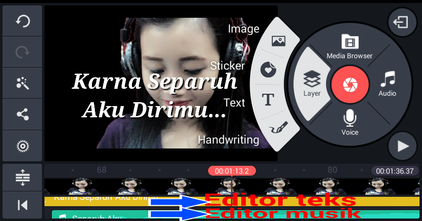 Detail Cara Membuat Tulisan Warna Warni Di Kinemaster Nomer 24