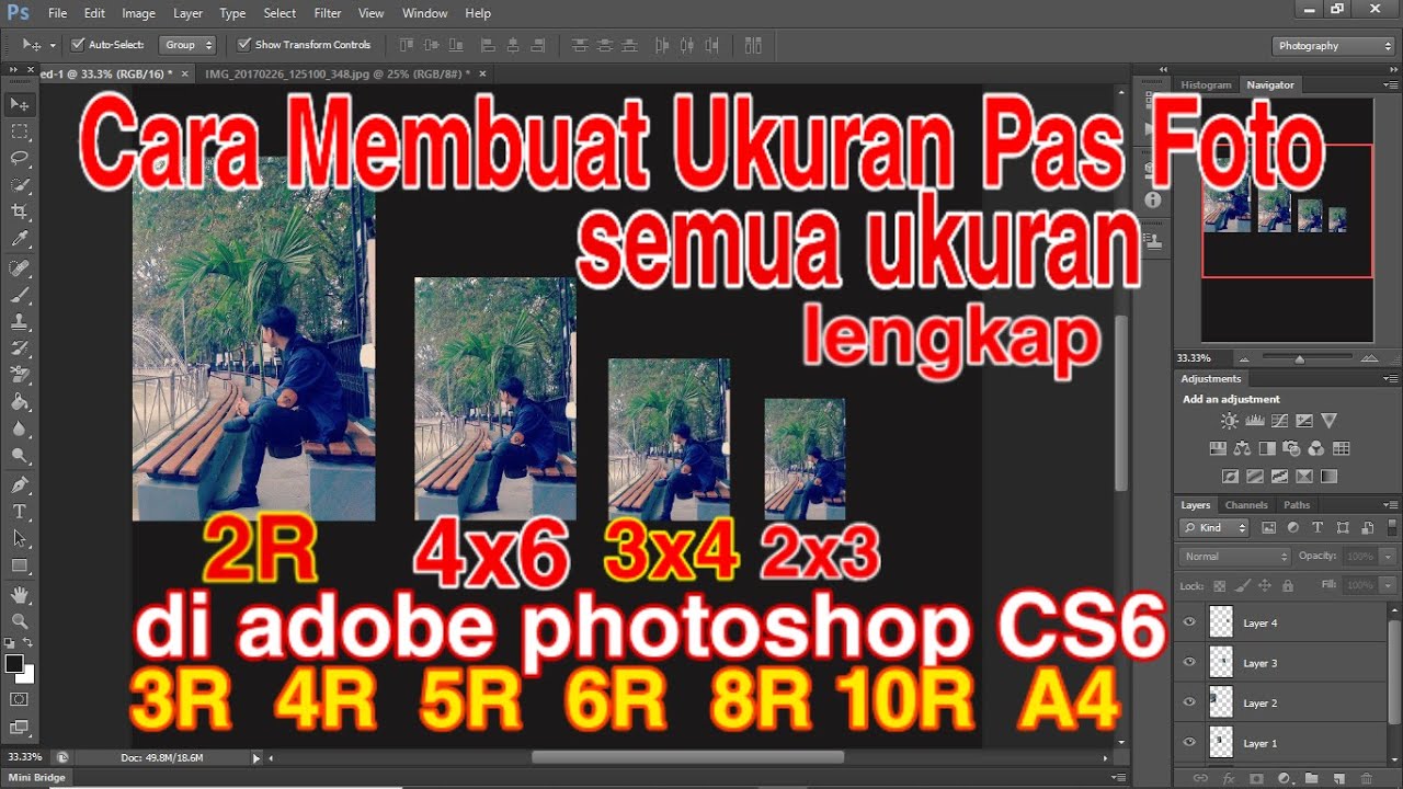 Detail Cara Membuat Ukuran Foto 8r Di Photoshop Nomer 35