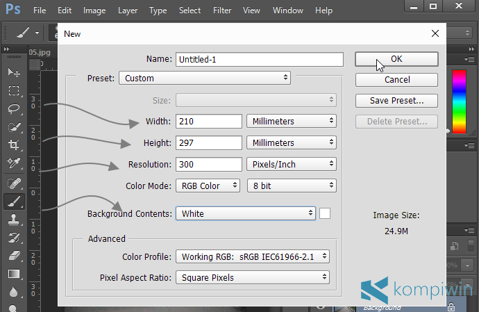 Detail Cara Membuat Ukuran Foto 8r Di Photoshop Nomer 43