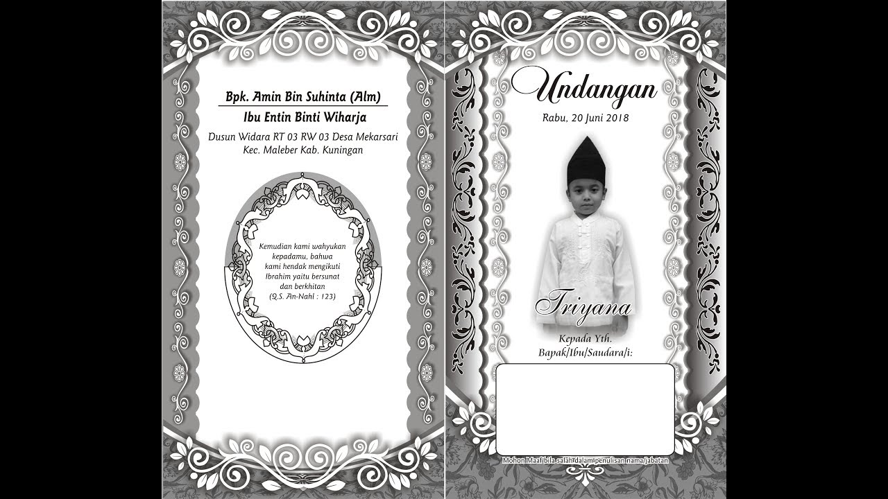Detail Cara Membuat Undangan Custom Nomer 6