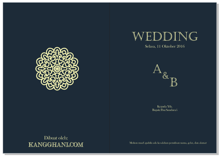 Detail Cara Membuat Undangan Custom Nomer 8