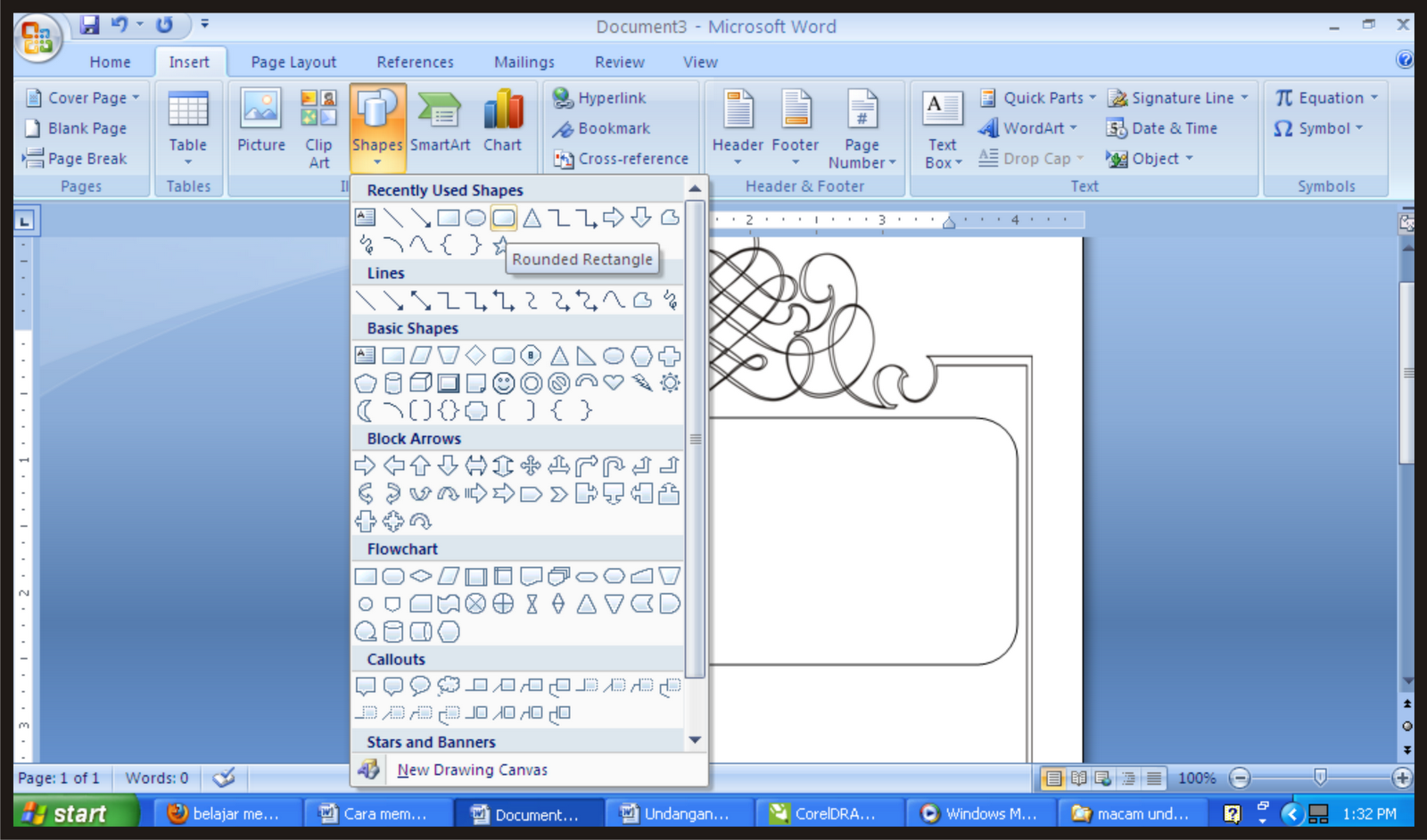 Detail Cara Membuat Undangan Dengan Microsoft Word 2010 Nomer 11