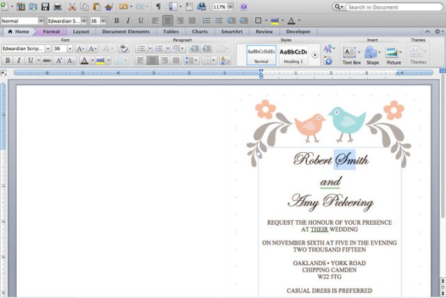 Detail Cara Membuat Undangan Microsoft Word 2007 Nomer 13