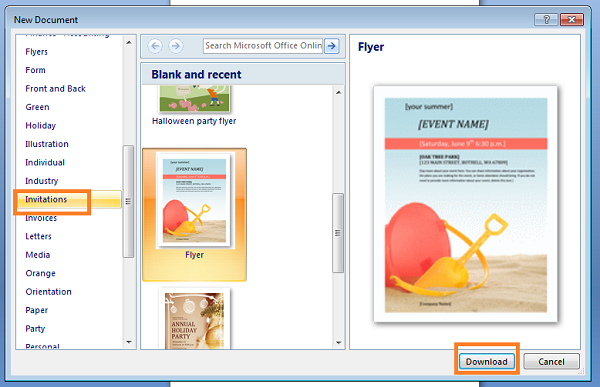 Detail Cara Membuat Undangan Microsoft Word 2007 Nomer 5