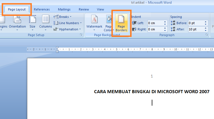 Detail Cara Membuat Undangan Microsoft Word 2007 Nomer 32