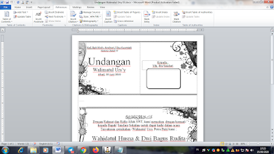 Detail Cara Membuat Undangan Pernikahan Di Word Nomer 37