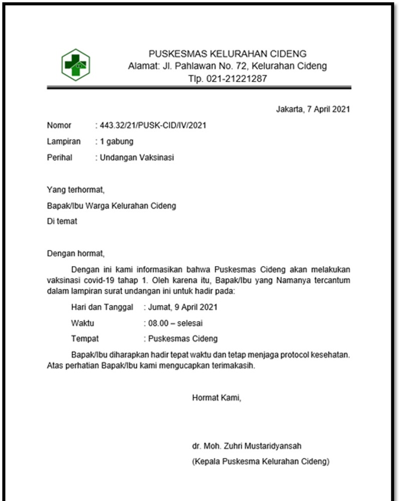 Detail Cara Membuat Undangan Resmi Nomer 8