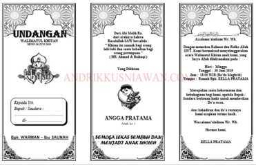 Detail Cara Membuat Undangan Walimatul Khitan Nomer 6