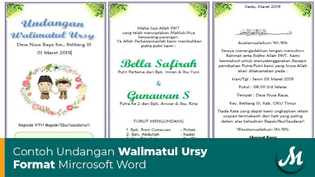 Detail Cara Membuat Undangan Walimatul Khitan Nomer 42