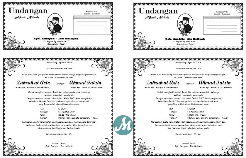 Detail Cara Membuat Undangan Walimatul Khitan Nomer 46