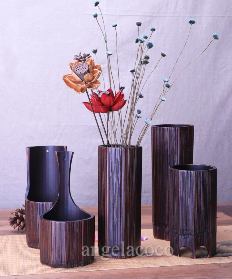 Detail Cara Membuat Vas Bunga Dari Bambu Yang Mudah Nomer 21