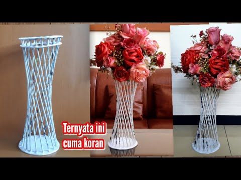 Detail Cara Membuat Vas Bunga Dari Koran Yang Mudah Nomer 15