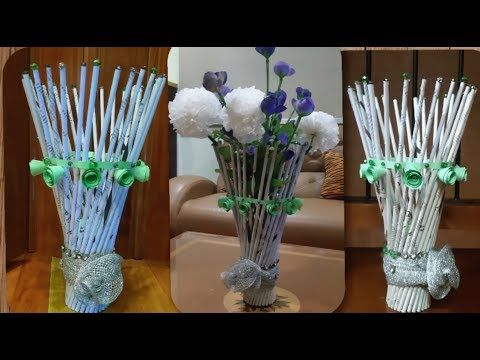 Detail Cara Membuat Vas Bunga Dari Koran Yang Mudah Nomer 4