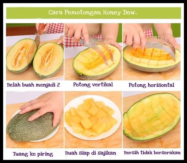 Detail Cara Memotong Melon Nomer 12