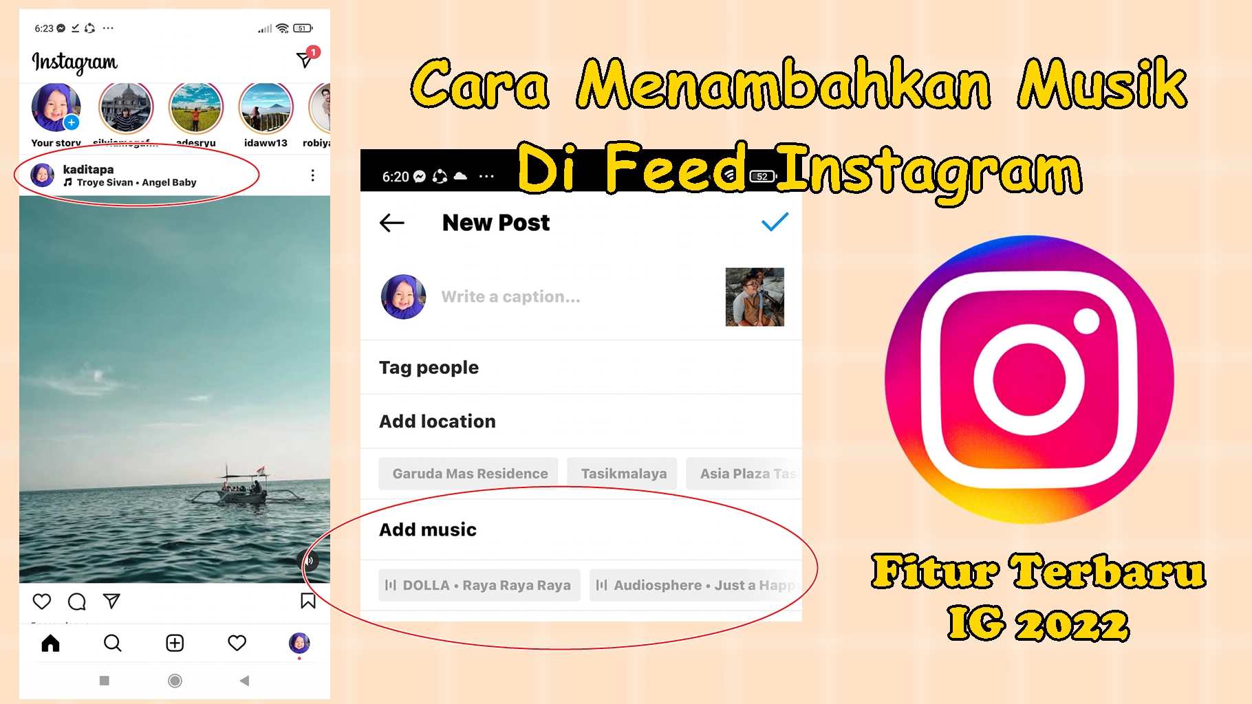 Detail Cara Menambah Musik Ke Gambar Instagram Nomer 25